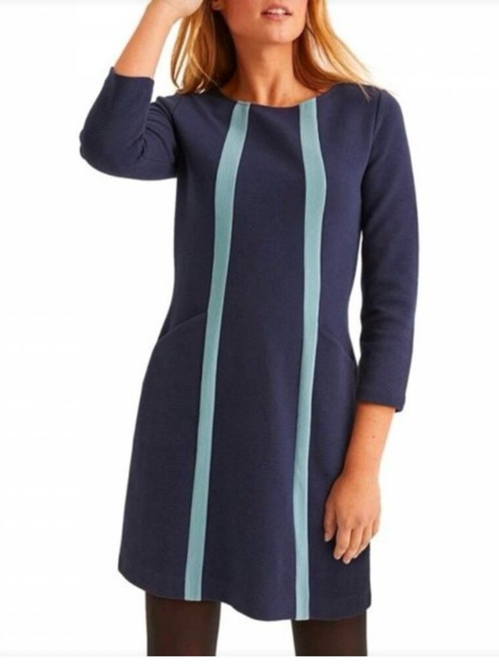 Boden Anita Ottoman Ribbed Shift Size 4